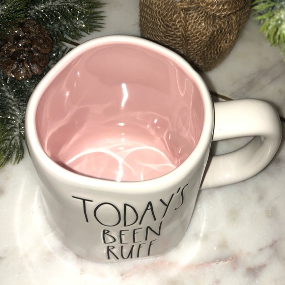 ✨NWT✨ Rae Dunn TODAY’S BEEN RUFF Ceramic Mug - Picture 4 of 5